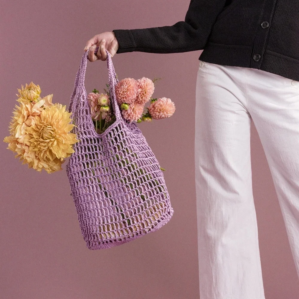 Hansel from Basel Crochet Bag in Wisteria